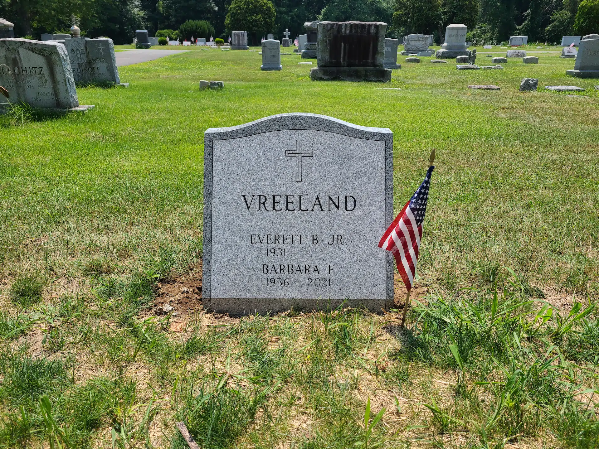 Granite Memorial Monument hand-carved by NJ Memorial Monuments in NJ — image 3